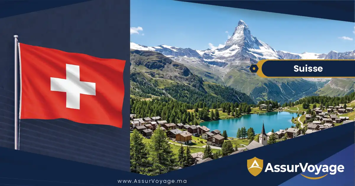 Attestation assurance visa Schengen Suisse depuis le Maroc