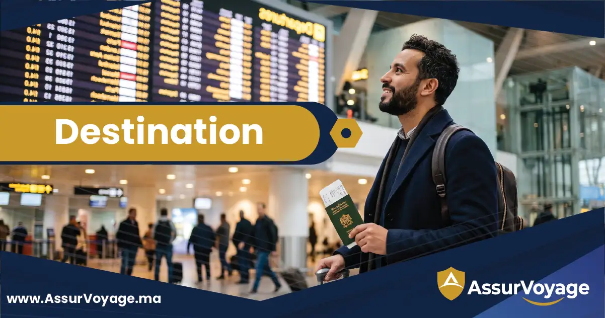 Assurance voyage toutes destinations depuis le Maroc