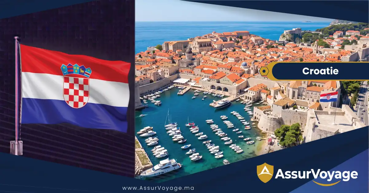 Certificat assurance voyage Croatie visa Schengen Maroc