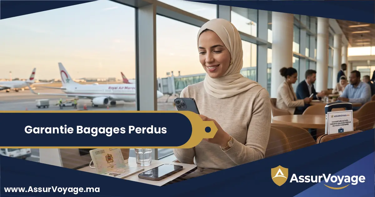 Garantie Bagages Perdus ou Volés — Assurance Voyage Maroc AssurVoyage
