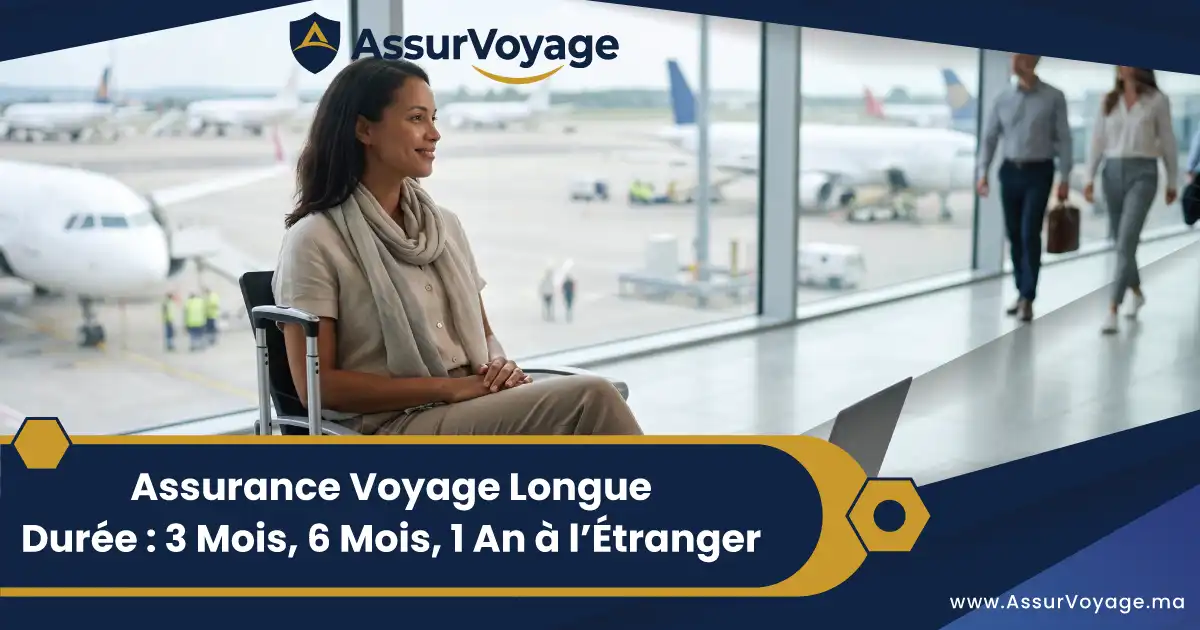 Souscription assurance voyage longue durée depuis le Maroc : 3, 6 ou 12 mois à l'étranger