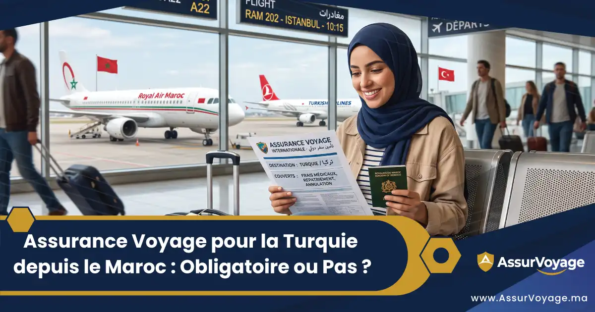 souscription assurance voyage turquie maroc