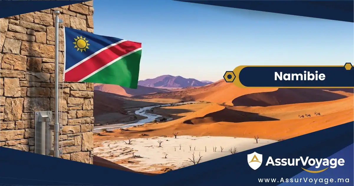 Assurance voyage Namibie et visa Namibie : guide de préparation pour les voyageurs marocains