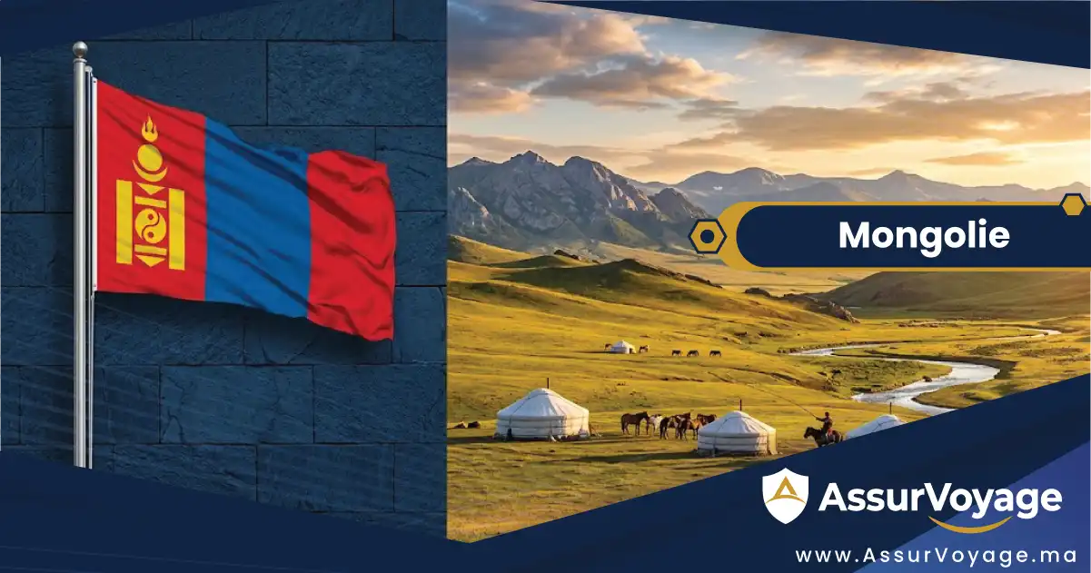 Explorez la Mongolie : guide visa et assurance voyage pour un d&eacute;part depuis le Maroc &mdash; steppes, yourtes et d&eacute;sert de Gobi
