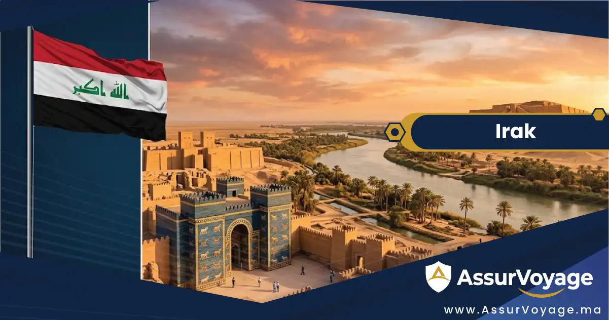 Formalités de visa Irak et assurance voyage Irak au départ du Maroc