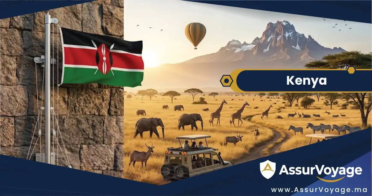 Assurance voyage Kenya et visa Kenya : guide de préparation pour les voyageurs marocains