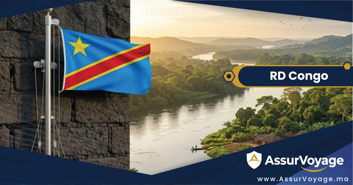 Assurance voyage RD Congo et visa RD Congo : guide de préparation pour les voyageurs marocains