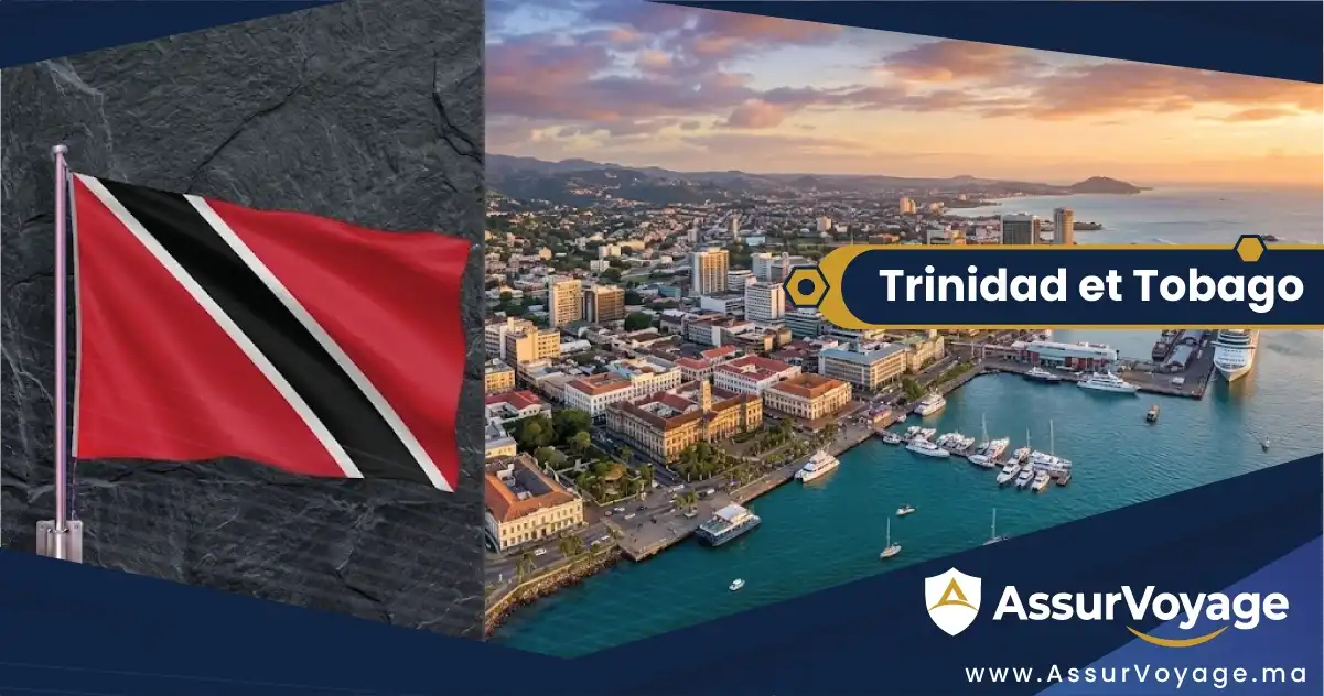 Assurance voyage Trinidad-et-Tobago pour Marocains — visa et couverture santé à Port-d’Espagne