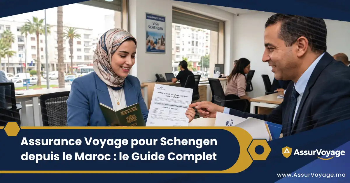 Dossier d'assurance voyage pour un visa Schengen depuis le Maroc