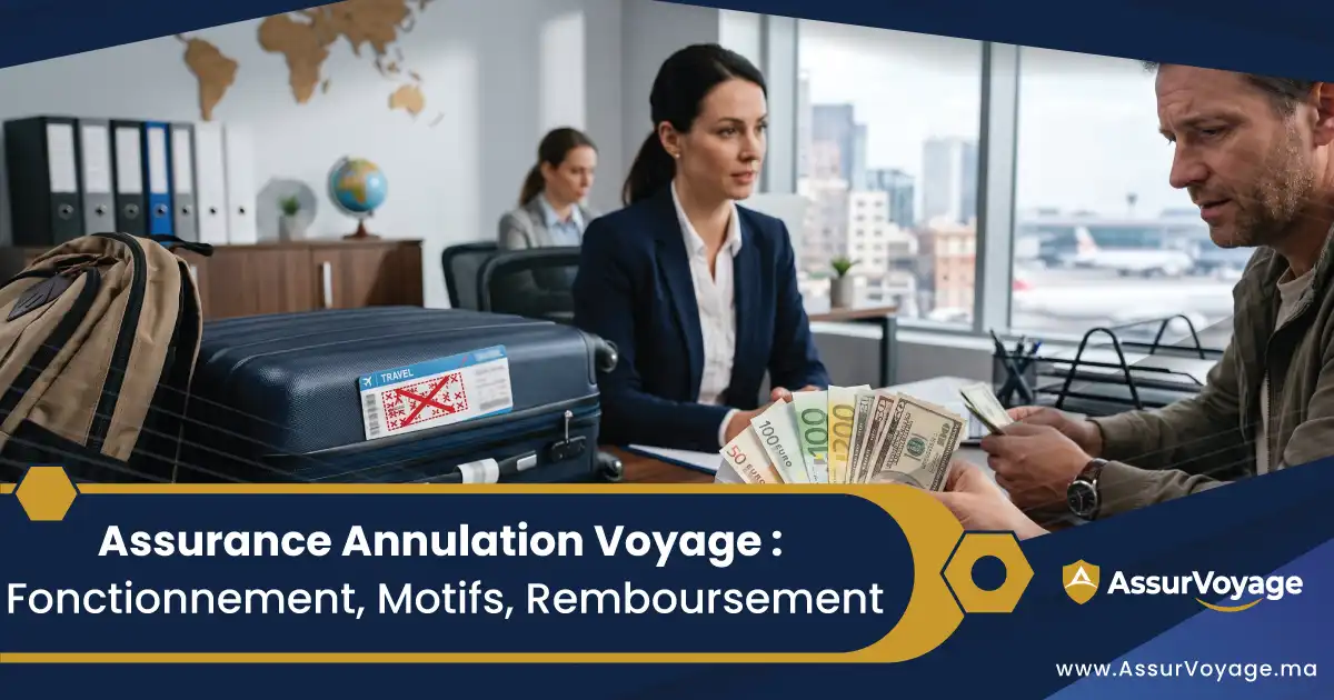 garantie assurance annulation voyage maroc
