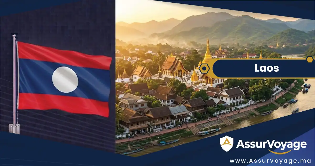 Assurance voyage Laos et visa Laos — préparer son départ vers Luang Prabang depuis le Maroc