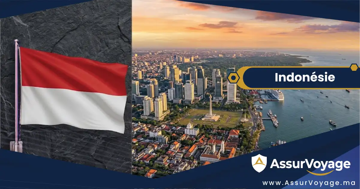Assurance voyage Indonésie et visa Indonésie — formalités et itinéraire depuis le Maroc vers Jakarta
