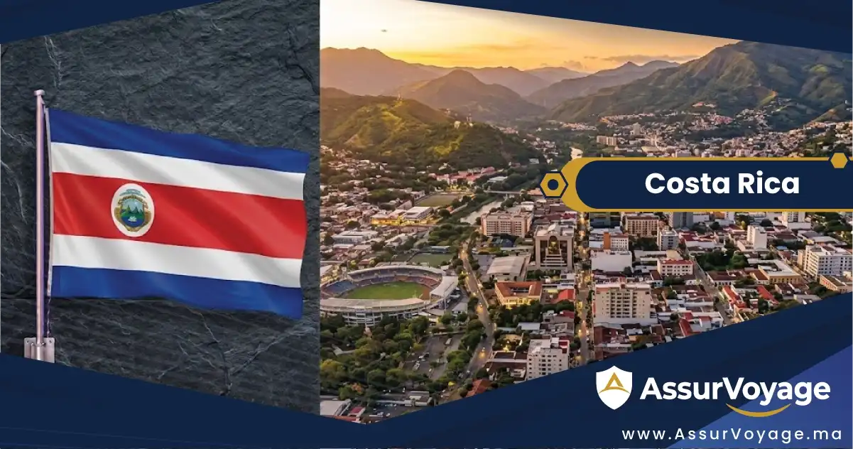 Assurance voyage Costa Rica pour Marocains — visa Costa Rica et couverture santé à San José