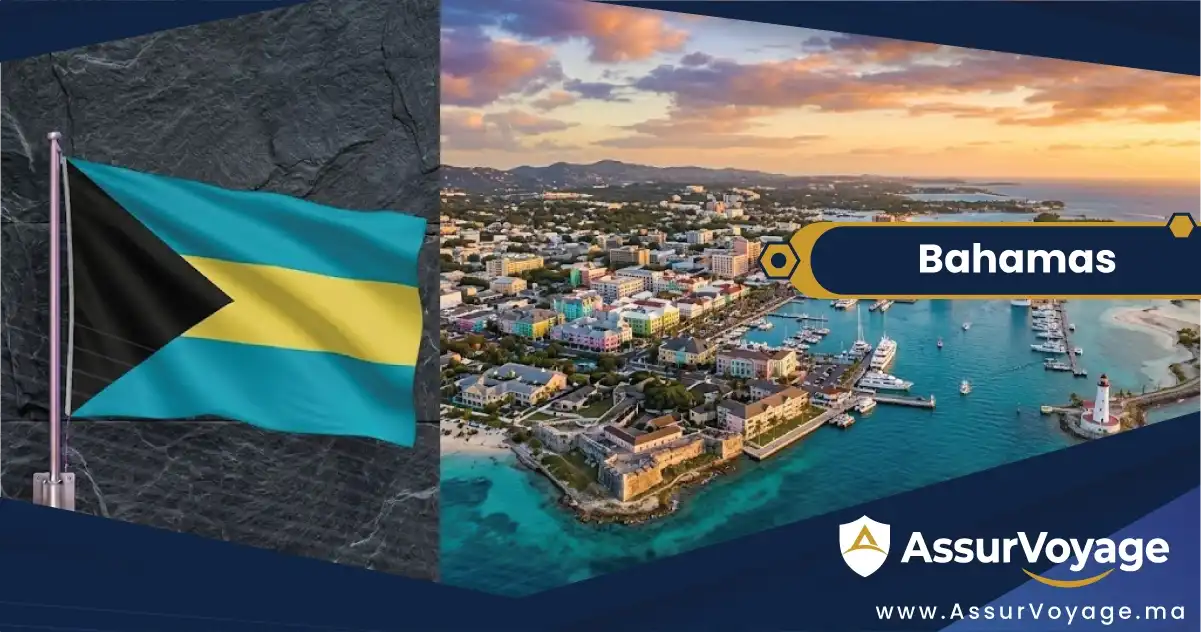 Assurance voyage Bahamas pour Marocains — visa Bahamas et couverture santé à Nassau