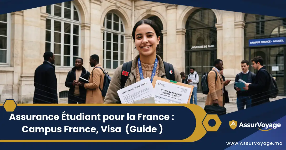 souscription assurance etudiant maroc france