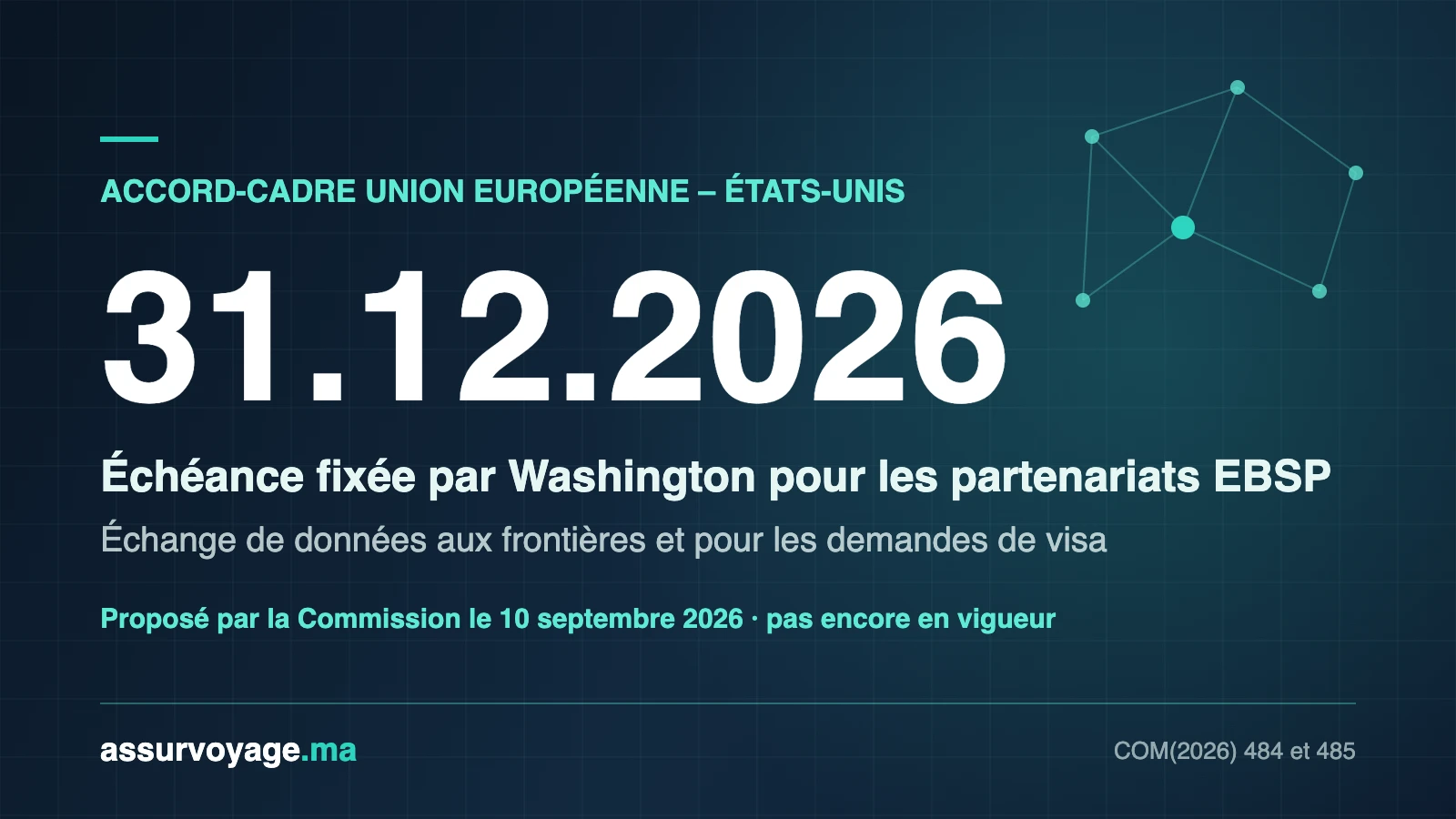 accord ue etats unis echange donnees visa