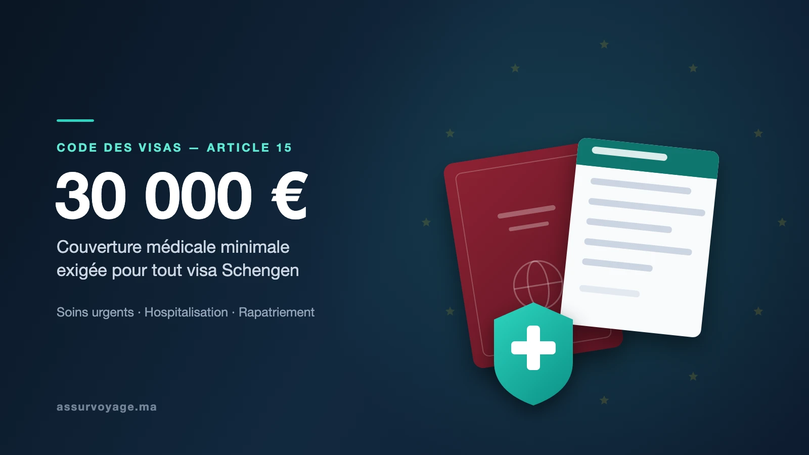 assurance visa schengen 30000 euros