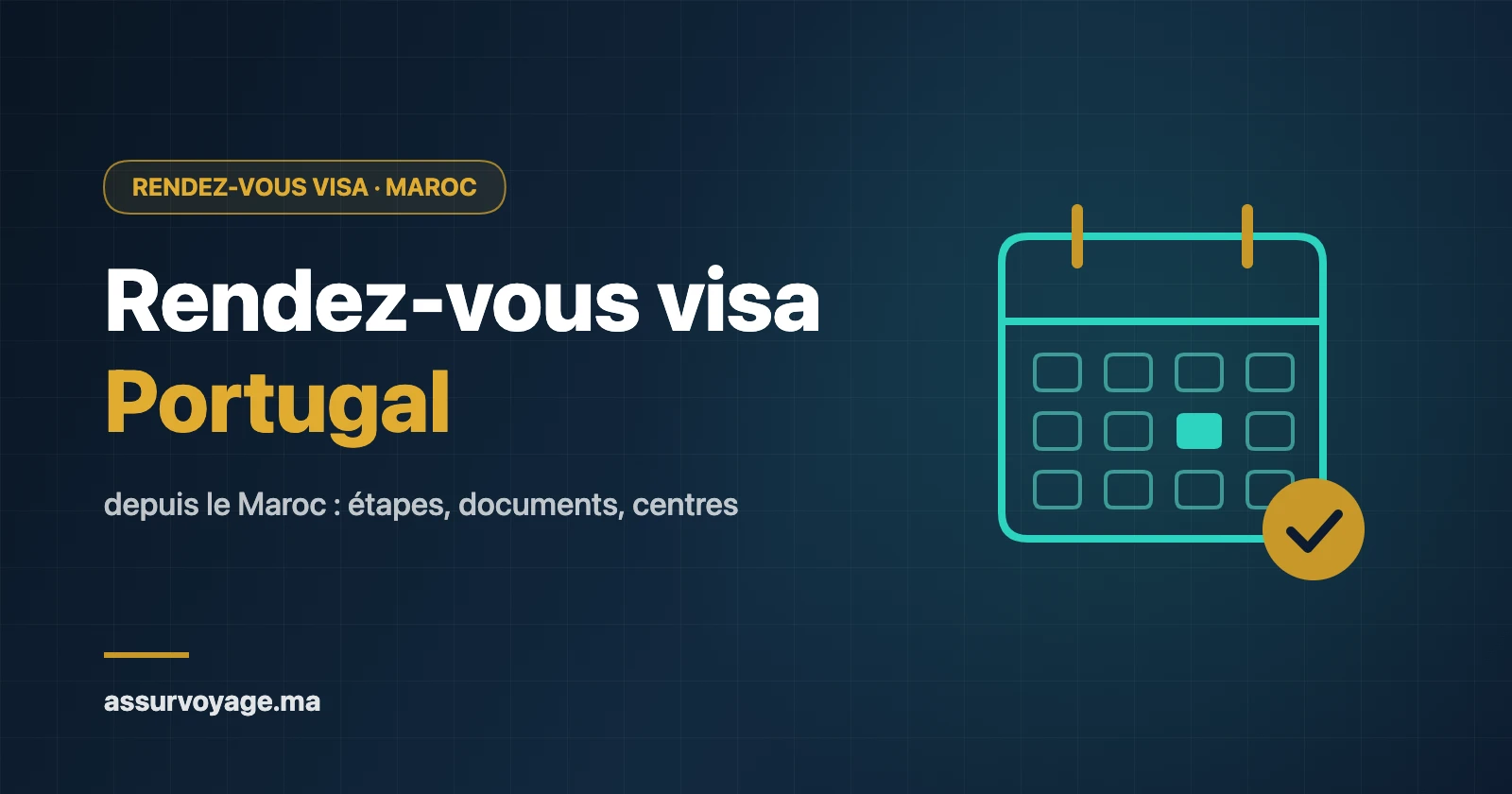 Visa Portugal Maroc : prise de rendez-vous, documents et centres de dépôt